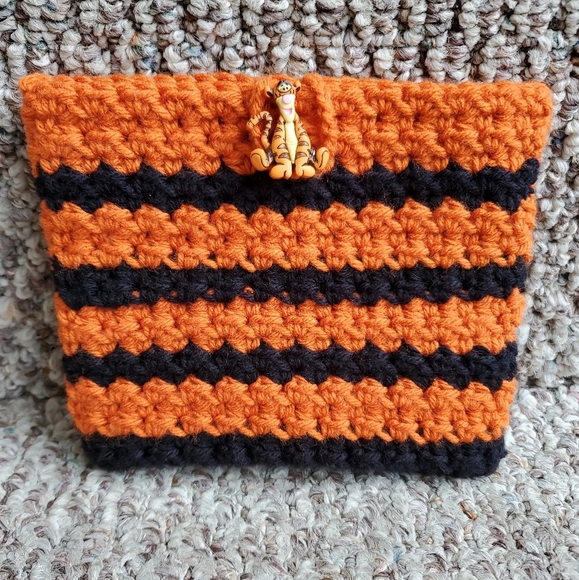 Hand Crafted Handbags - Handmade Crocheted Tigger Bag
